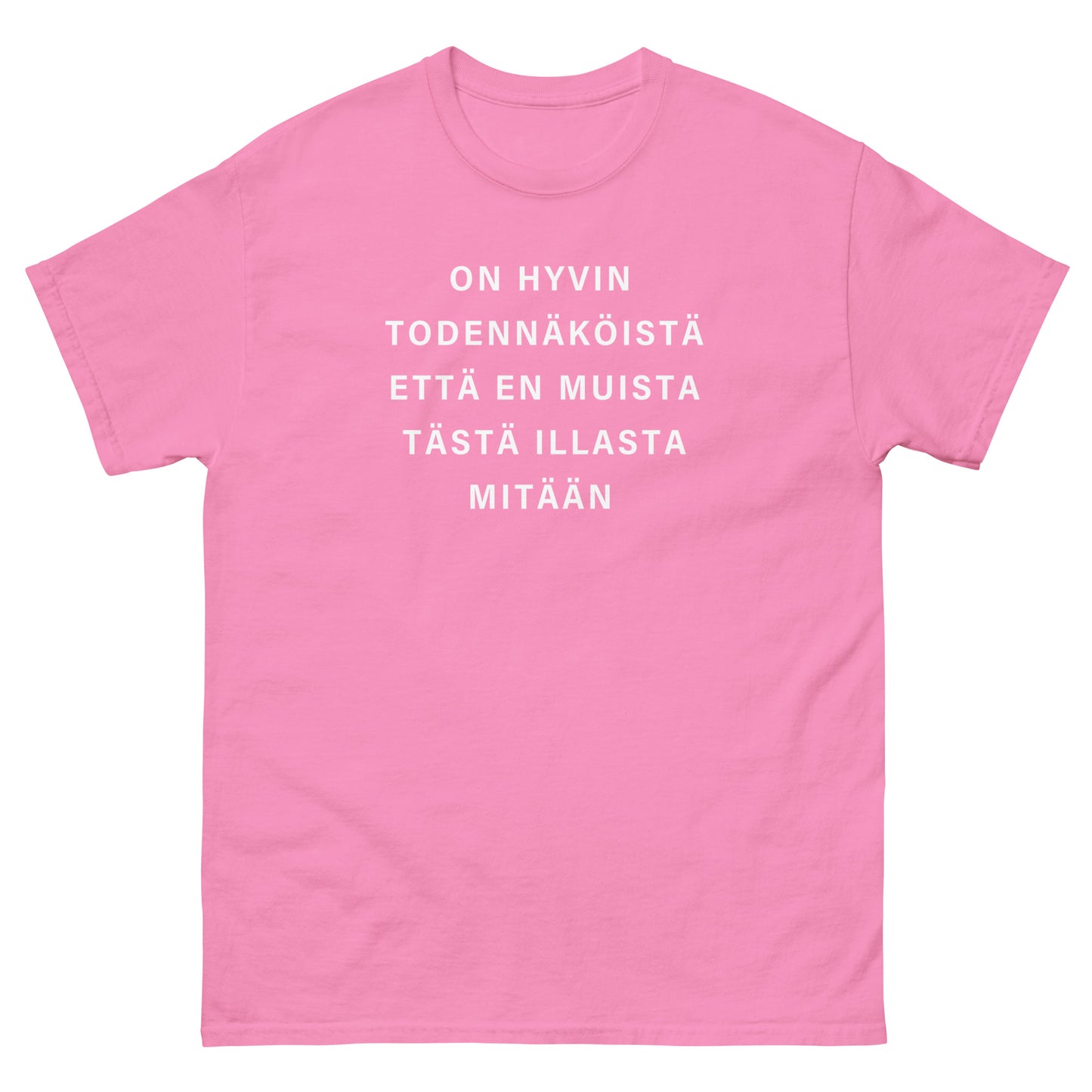 On Hyvin Todennäköistä Että En Muista